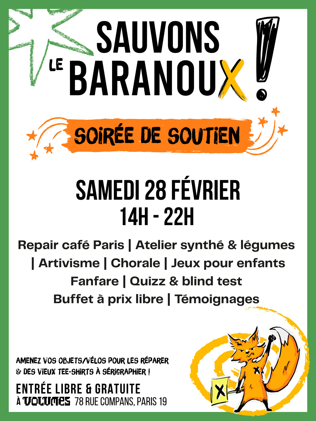 Synthés & Légumes @Le Baranoux 02/28/2026